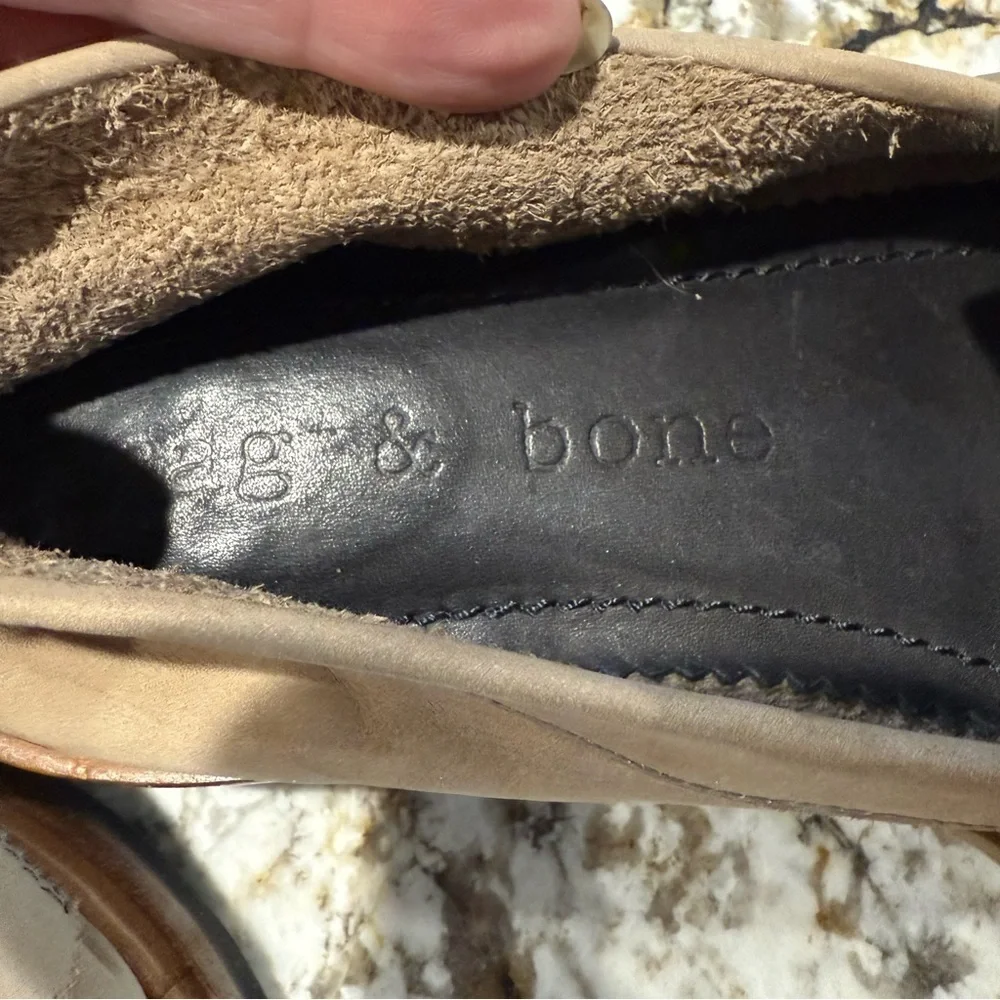 Rag & Bone Slayton Nubuck Women’s Loafer Size 40, US Size 9-9.5. EUC